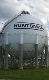 Huntsman produces hand sanitizer