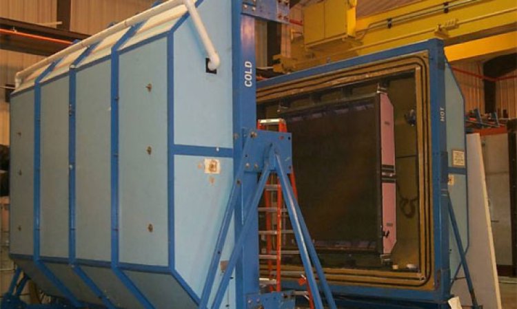 Figure 1: A hot-box test facility for testing of building elements. Source: Building Technology Center at the Oak Ridge National Laboratory, Tennessee, US.