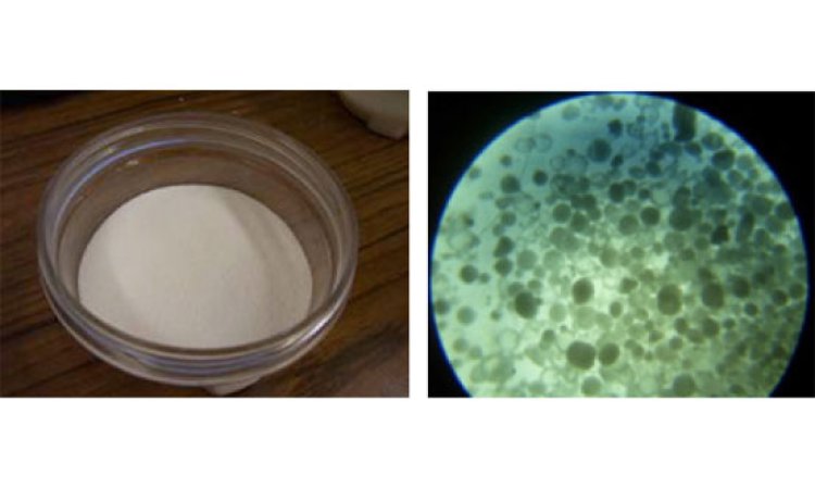 Figure 2: Types of PCMs used in the KU research - PCM contained within a hydrophilic silica powder
