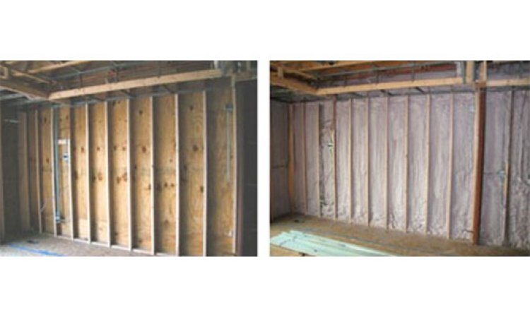 Figure 3: Types of residential walls used in the KU research - Typical North American frame wall construction (residential) (Source: 'Building with SIPs', Michael Morley)