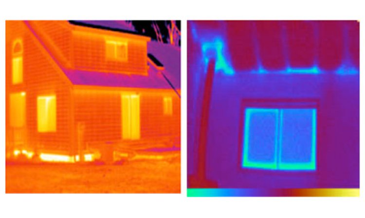  Figure 3: The difference between insulated and non-insulated buildings.
