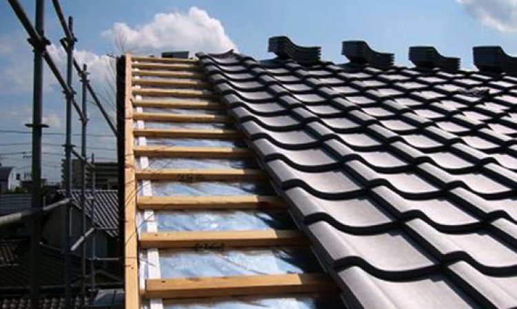 Figure 6: A roof application for reflective insulation in Japan.